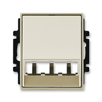 Kryt zásuvky ABB T/E pro 3 moduly MiniCom ampaská