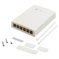 Zásuvka pro 6 modul NetKey - Bílá