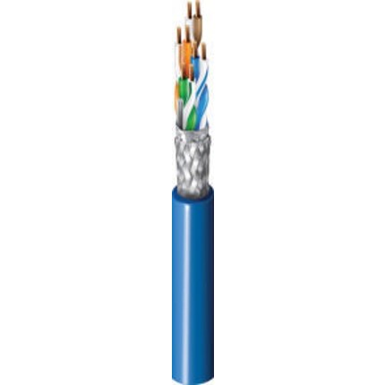 10GX Cat 6A+ Cable, S/FTP, LSZH, 4 Pair, AWG 23, Indoor CPR B2ca, 500m