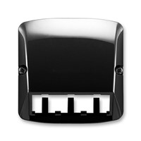 Kryt zásuvky ABB Tango pro 3 moduly MiniCom černá
