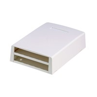 Zásuvka na zeď (i pro FO) pro 12 modulů MiniCom - bílá