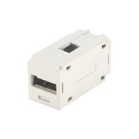 USB A-A adapter - bílý