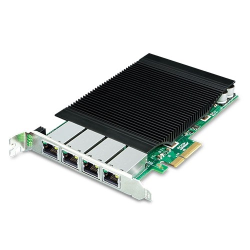 4-Port 10/100/1000T 802.3at PoE+ PCI Express Server Adapter