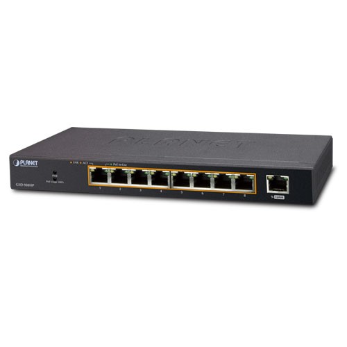 8-Port 10/100/1000 Gigabit 802.3at POE Ethernet Switch