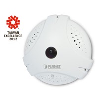 2 Mega-pixel Wireless Fisheye IP Camera. 11n Wireless, 360" Panoramic, H.264/MJPEG