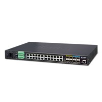 Industrial L3 20-Port 10/100/1000T + 4-Port Gigabit TP/SFP + 4-Port 10G SFP+ Managed Ethernet Switch