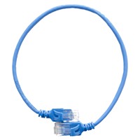 Tenký patch kabel - 10 m - modrý