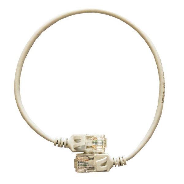 Tenký patch kabel - 10 m - šedý