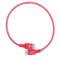 Tenký patch kabel - 1.5 m - červený