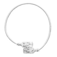 Tenký patch kabel - 2 m - bílý