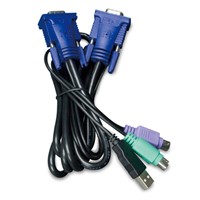 3.0M USB KVM Cable with built-in PS2 to USB Converter
