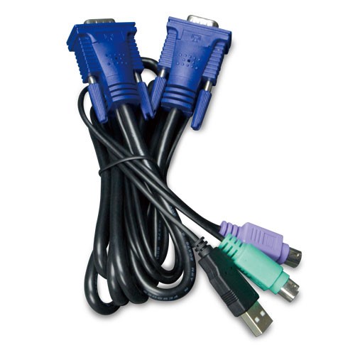 5.0M USB KVM Cable with built-in PS2 to USB Converter