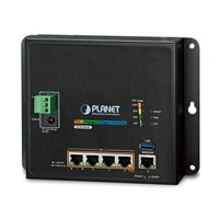 Industrial Wall-mount Gigabit Router with 4-Port 802.3at PoE+