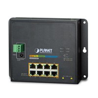 8-Port 10/100/1000T 802.3at PoE + 2-Port 100/1000X SFP Wall-mount Managed Switch