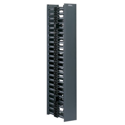 Vertikln Wire management panel pes 45U - oboustrann