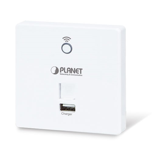 802.11n 300Mbps In-Wall Access Point w/ USB Charger, 802.3af/at PoE PD, 802.1Q VLAN, supports Smart 